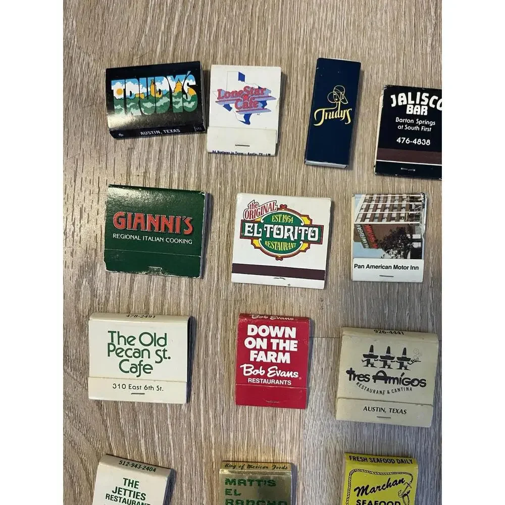 Matchbooks Most In Texas‎ Matchbook Lot- Restaurants H96